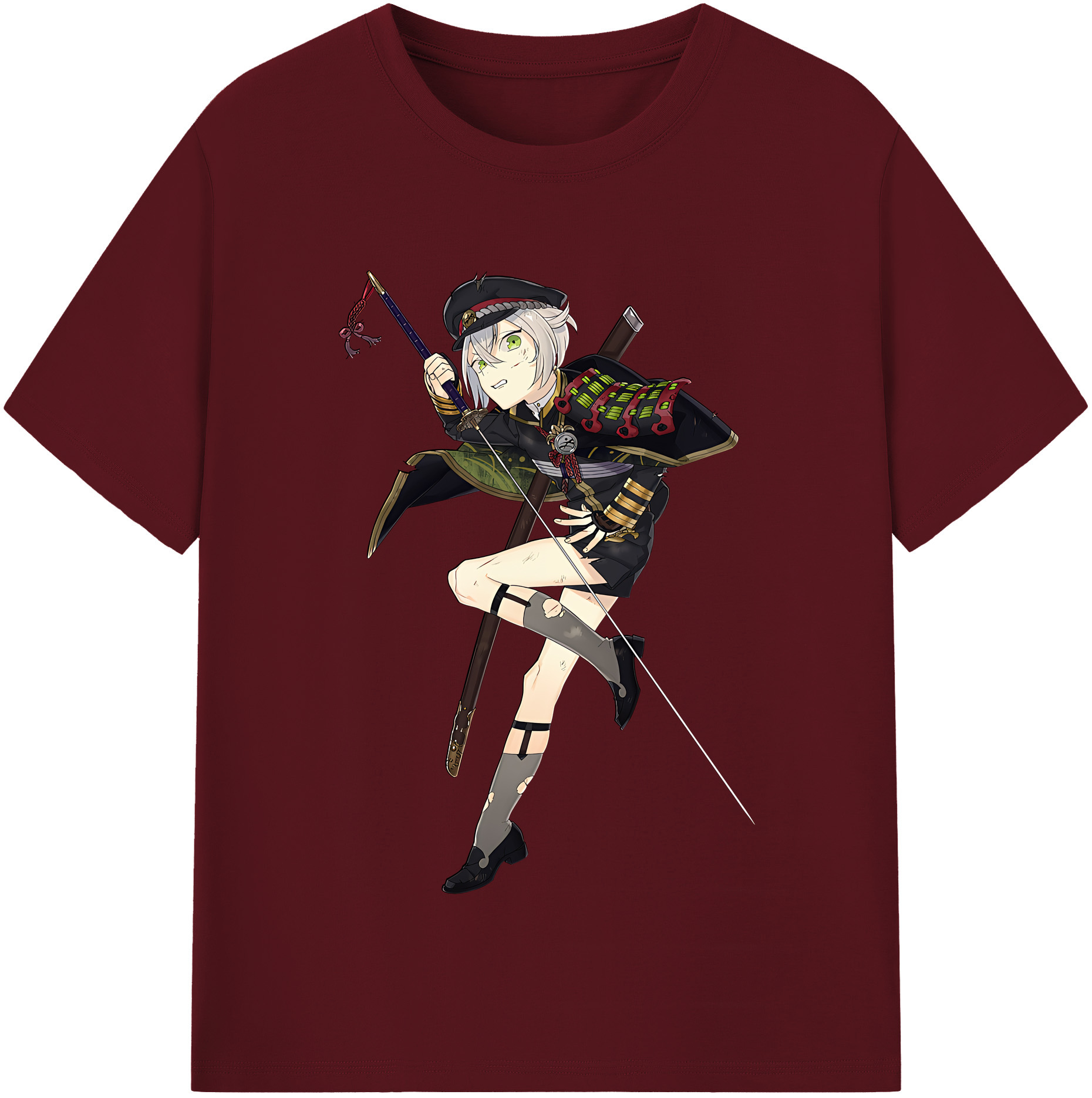 （画像用） 刀剣乱舞 Touken Ranbu 綿100％半袖Tシャツ（フロントプリント）